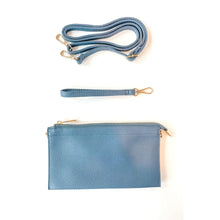 Load image into Gallery viewer, Abby 4-in-1 Handbag - French Blue with Guitar Strap
